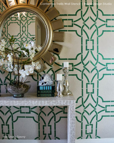 Modern Wall Stencils & DIY Floor Stencils for Painting