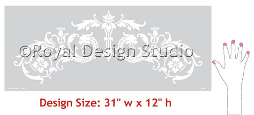 Wall Stencils | Gargoyle Arch Classic Panel