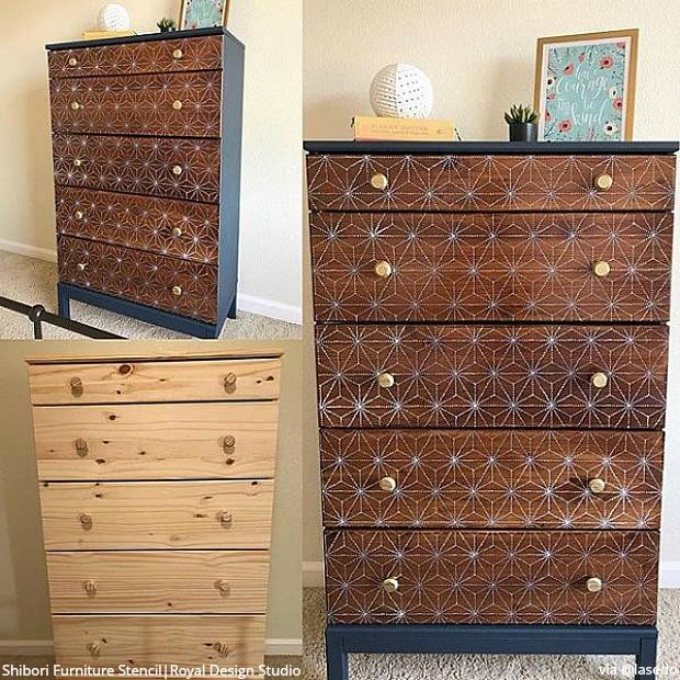 Gorgeous traditional Japanese chest of drawers is also a rolling